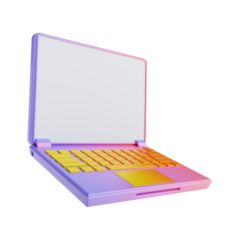 Laptop  3D Icon