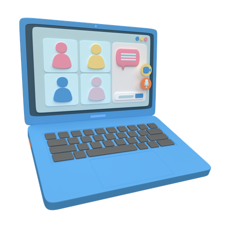 Laptop  3D Icon
