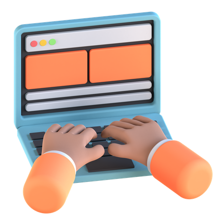 Laptop  3D Icon
