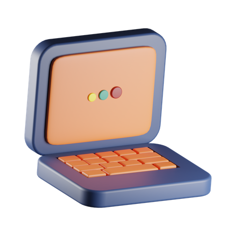 Laptop  3D Icon
