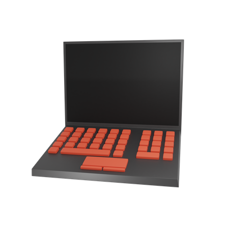 Laptop  3D Illustration