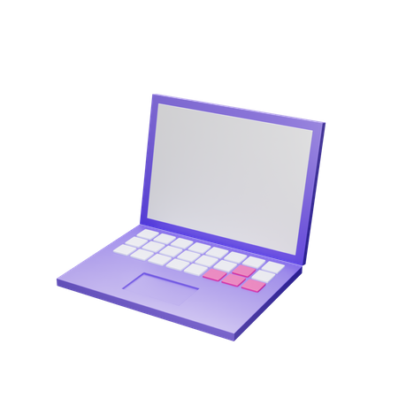 Laptop  3D Illustration