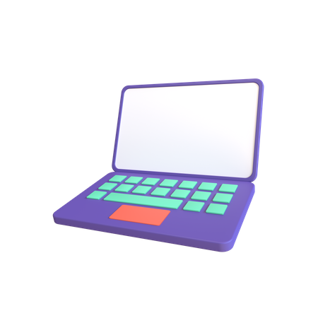 Laptop  3D Illustration