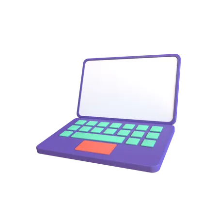 Laptop  3D Illustration