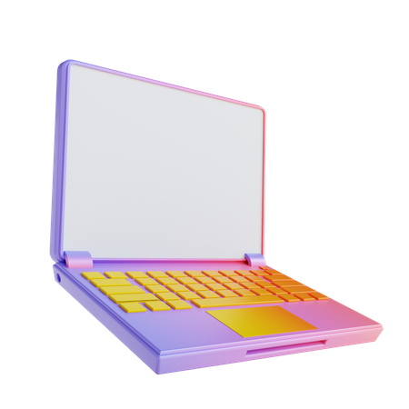 Laptop  3D Illustration