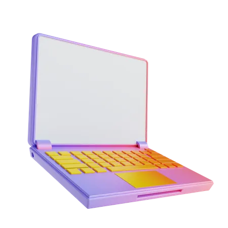 Laptop  3D Illustration