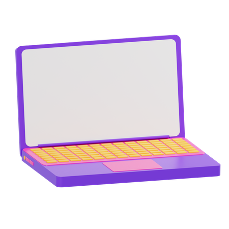 Laptop  3D Illustration