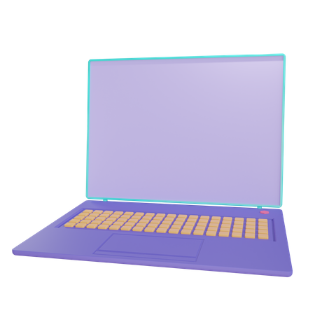 Laptop  3D Illustration