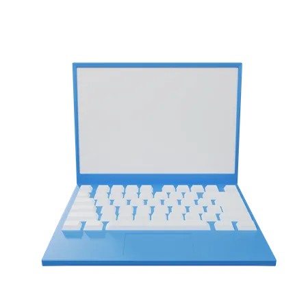 Laptop  3D Illustration