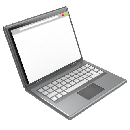 Laptop  3D Illustration