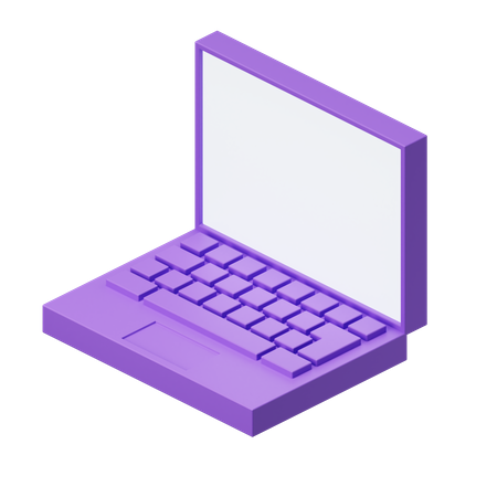 Laptop  3D Illustration