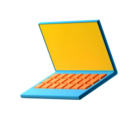 Laptop‌  3D Illustration
