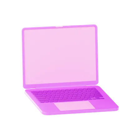 Computador portátil  3D Illustration