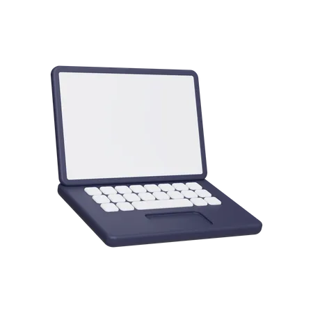 Laptop Icon Concept 3D Illustration
