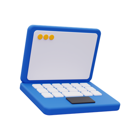 Laptop 3D Icon