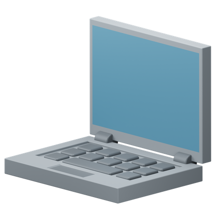 Computador portátil  3D Icon