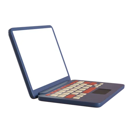 3 D Illustration Of Laptop With Different Angle 3 D Rendering On Transparant Background 3D Icon