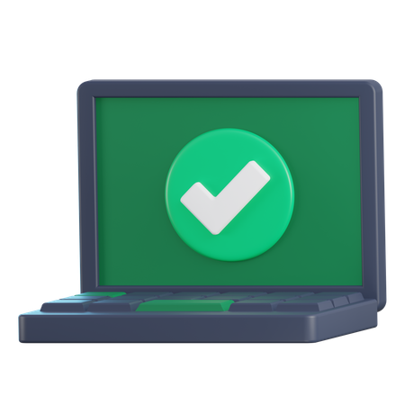 Laptop aceita  3D Icon