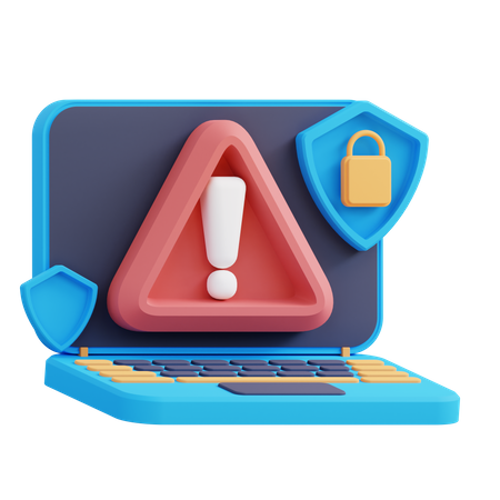 Laptop-Alarm  3D Icon