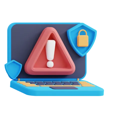 Laptop-Alarm  3D Icon