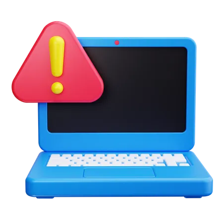 Laptop Alert  3D Icon