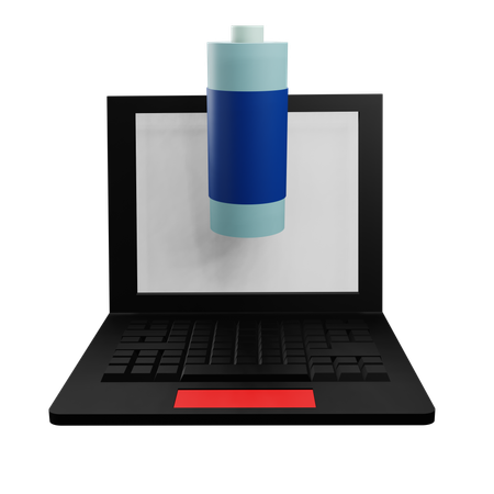 Laptop Battery  3D Icon