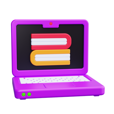 Laptop-Buch  3D Icon