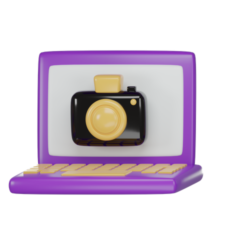 Laptop Camera  3D Icon