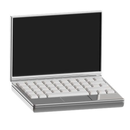 Laptop Computer  3D Icon