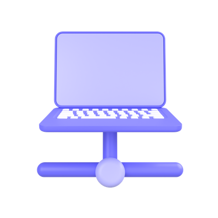 Laptop-connection 3D Icon