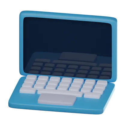 Laptop Deisgn  3D Icon