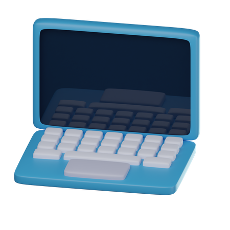 Laptop Deisgn  3D Icon