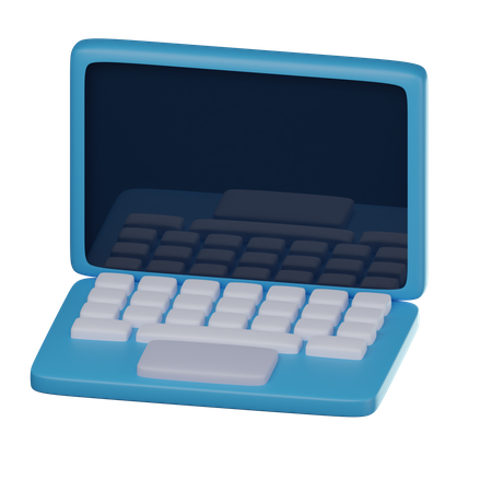 Laptop Deisgn  3D Icon