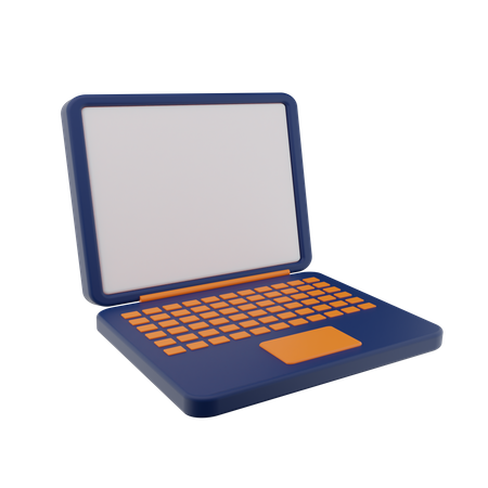 Laptop Device 3D Icon