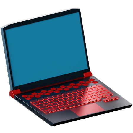 Laptop Gaming  3D Icon