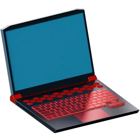 Laptop Gaming  3D Icon