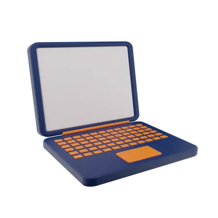 Laptop-Gerät  3D Icon