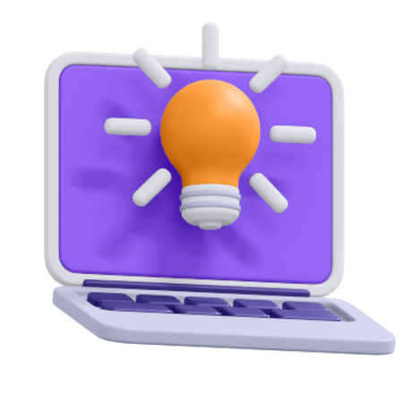 Laptop-Idee  3D Icon