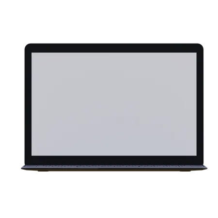 Laptop Mockup  3D Icon