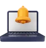 Laptop Notification Bell