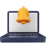 Laptop Notification Bell