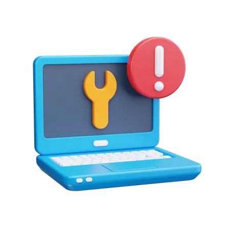 Laptop-Reparatur  3D Icon