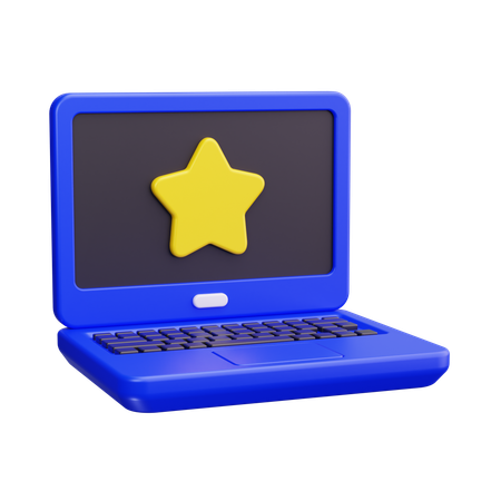 Laptop Review  3D Icon
