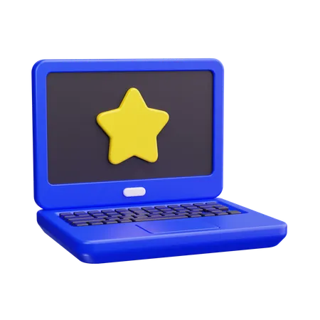 Laptop Review  3D Icon