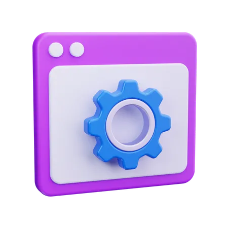 Laptop-Wartung  3D Icon