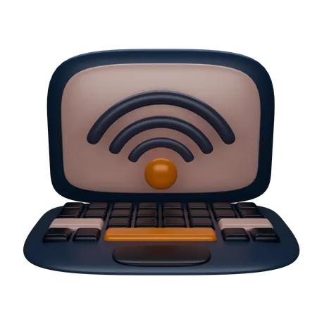 Wi-fi portátil  3D Icon