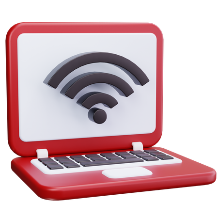 Wi-fi portátil  3D Icon