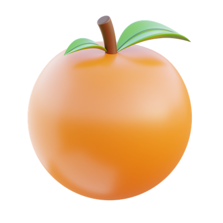 Laranja  3D Icon