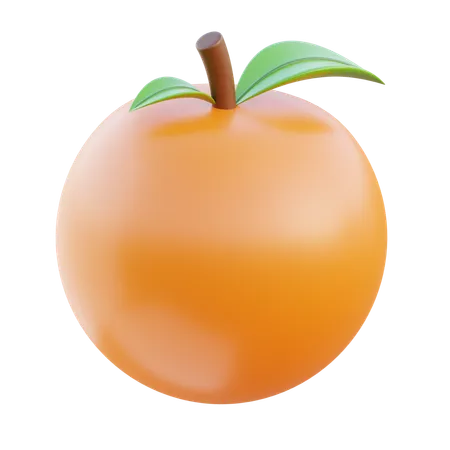 Laranja  3D Icon