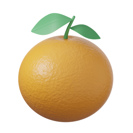 Laranja  3D Icon